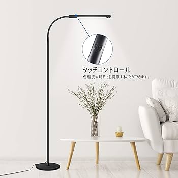 Amazon.co.jp : フロアランプ AIGOTEK LED フロアスタンド 12W 目に